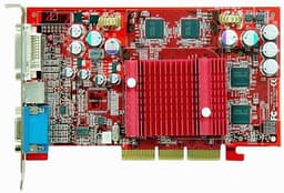Графическая карта от Gainward на GF FX5200 с чипами памяти в корпусе BGA