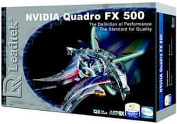Профессиональная графическая карта Quadro FX500 от Leadtek