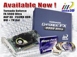 Tornado GeForce FX 5900/5900 Ultra: a new graphics card series from InnoVISION