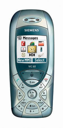 Siemens демонстрирует новые телефоны MC60, C60 и A52