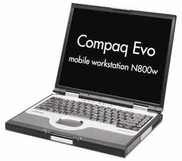 HP announces a new Compaq Evo Mobile Workstation N800w model