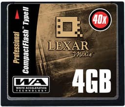 Lexar ships 4Gb 40х CompactFlash