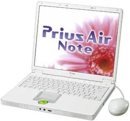 Prius Air Note 100G5LVC/G5LMC  2 GHz Mobile Celeron based notebooks from Hitachi