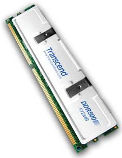 Transcend представила модули DDR466/500 SDRAM