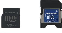 Matsushita announces 128Mb miniSD cards