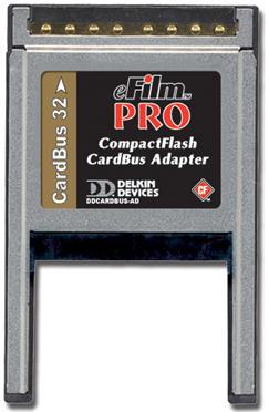 Delkin announces 32-bit CardBus adapter for CF cards