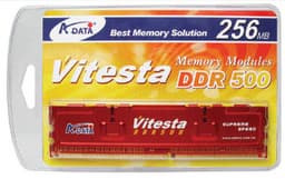 Vitesta — серия DDR500 SDRAM A-DATA, теперь — с теплоотводными пластинами