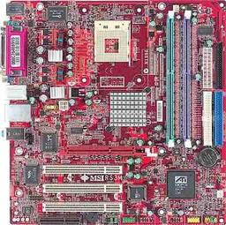 RS3M: системная плата MSI на ATi Radeon 9100 IGP