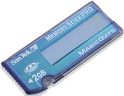 SanDisk unveils 2GB Memory Stick PRO cards and extends MS Pro Duo series