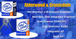 IDF Spring 2004: more details on Grantsdale and Alderwood. A mini photo gallery