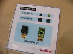 Sanyo unveils handset digital camera module with a mechanical shutter