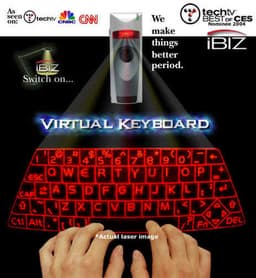 Virtual keyboard made real