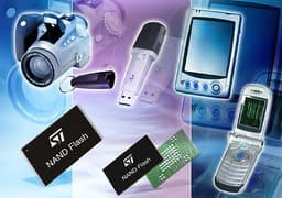 STMicroelectronics unveils the first 512Mbit and 1Gbit NAND-Flash chips