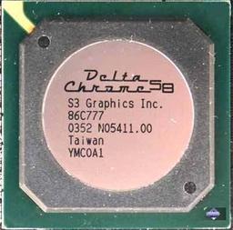 Photo of the day: S3´s reference card on Delta Chrome in our lab