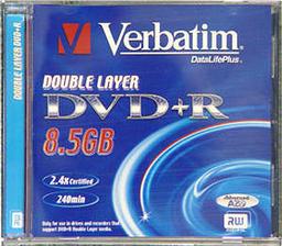 Двухслойные DVD Verbatim появятся в России в последней декаде июля