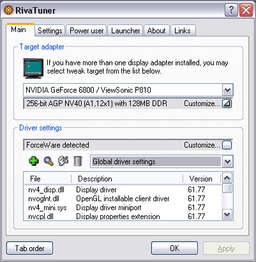Found a software way to manage the amount of GeForce 6800 pixel pipelines