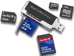 Два новых ридера и 256 Мб TransFlash — новинки SanDisk