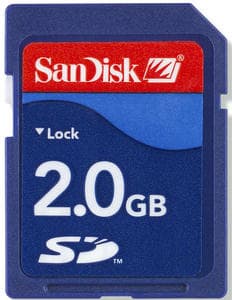 SanDisk: 4 и 1 Гб Memory Stick PRO, Memory Stick PRO Duo, 2 Гб SD