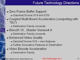 Наполеоновские планы S3 Graphics: SM 4.0, Zero Frame Buffer, SLI уже в следующем году