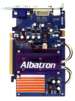 Albatron: вариант карты на GeForce 6600 с PCI-E на тепловых трубках