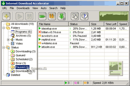 Менеджеры закачек: Internet Download Accelerator v.8.0.35 Beta