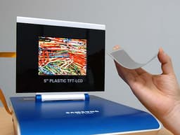 Samsung unveils 5" flexible LCD display