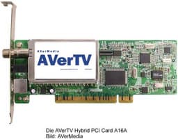 AVerTV Hybrid PCI Card A16A — ТВ-тюнер с возможностью приема как цифровых, так и аналоговых телепрограмм