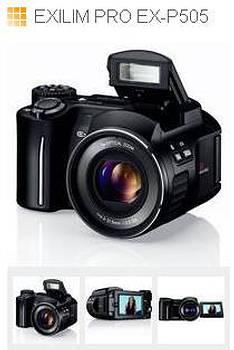 Casio EXILIM PRO EX-P505: 5 megapixels and advanced video features