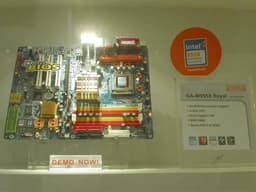 Cebit 2005: Gigabyte&acute;s booth