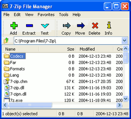 Архиваторы: 7-Zip v.4.41 Beta