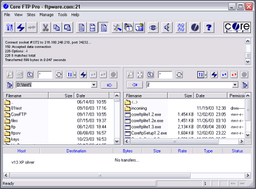 FTP-клиенты: Core FTP v.2.1.1643