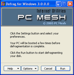 Дефрагментаторы: Defrag for Windows v.3.0