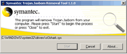 Антивирусы: Symantec Trojan.Jasbom Removal Tool v.1.1.0