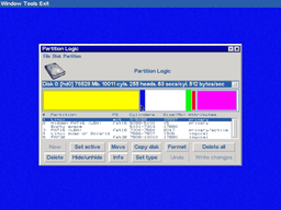 Partition Logic v.0.72 - бесплатная утилита для управления разделами жестких дисков ПК