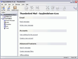 Почтовые клиенты и фильтры: Mozilla Thunderbird v.2.0.0.23