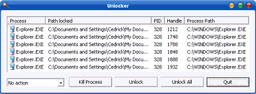 Unlocker v.1.9.2 - утилита для разблокировки находящихся в использовании файлов