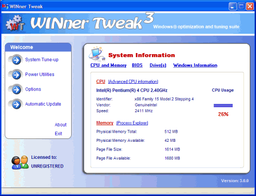 Настройщики: WINner Tweak Pro v.3.9.5
