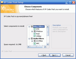 Кодеки: XP Codec Pack v.2.5.1