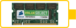 Corsair представляет SO-DIMM-модули DDR2 667 МГц