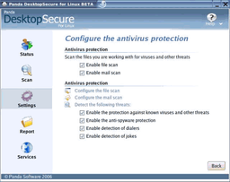 Panda Software: DesktopSecure для Linux