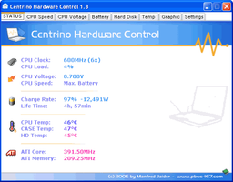 Диагностика: Notebook Hardware Control v.1.10 Beta 3