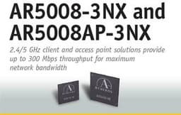 AR5008AP-3NX2: 600-Мбит/с IEEE 802.11n чипсет Atheros