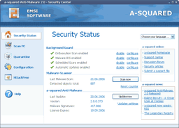 Антивирусы: a-squared Anti-Malware Personal Edition v.4.5.0.2