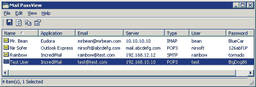 Почтовые клиенты и фильтры: Mail PassView v.1.75