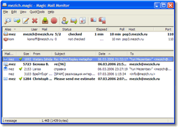 Почтовые клиенты и фильтры: Magic Mail Monitor v.2.94 b18 Beta
