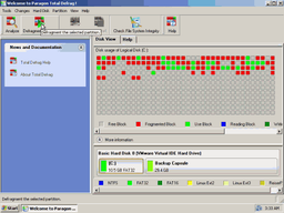Дефрагментаторы: Paragon Total Defrag 2007 Build 2235