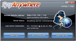 SpyAnywhere v.5.01 - программа для ведения "шпионской" деятельности и удаленного мониторинга за любым ПК