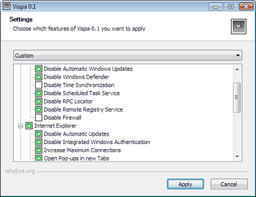 Настройщик ОС Windows Vista/Seven - Vispa v.0.6.2.1
