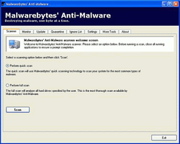 Безопасность: Malwarebytes Anti-Malware v.1.41
