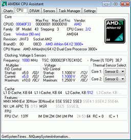 Диагностика: AMD64 CPU Assistant v.0.10.2.365